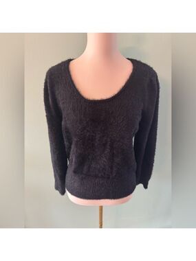 Marled Reunited Clothing Faux Fur Top